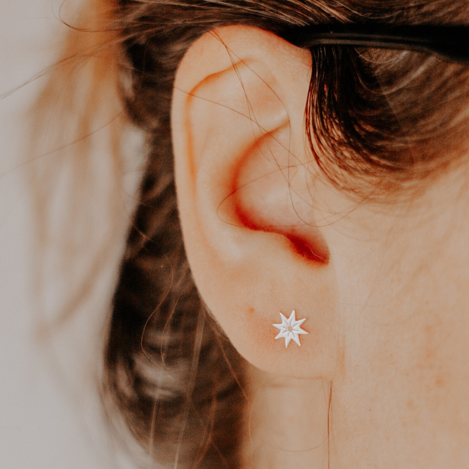 Supernova 14k Solid Gold Stud Earrings - Good Wknd