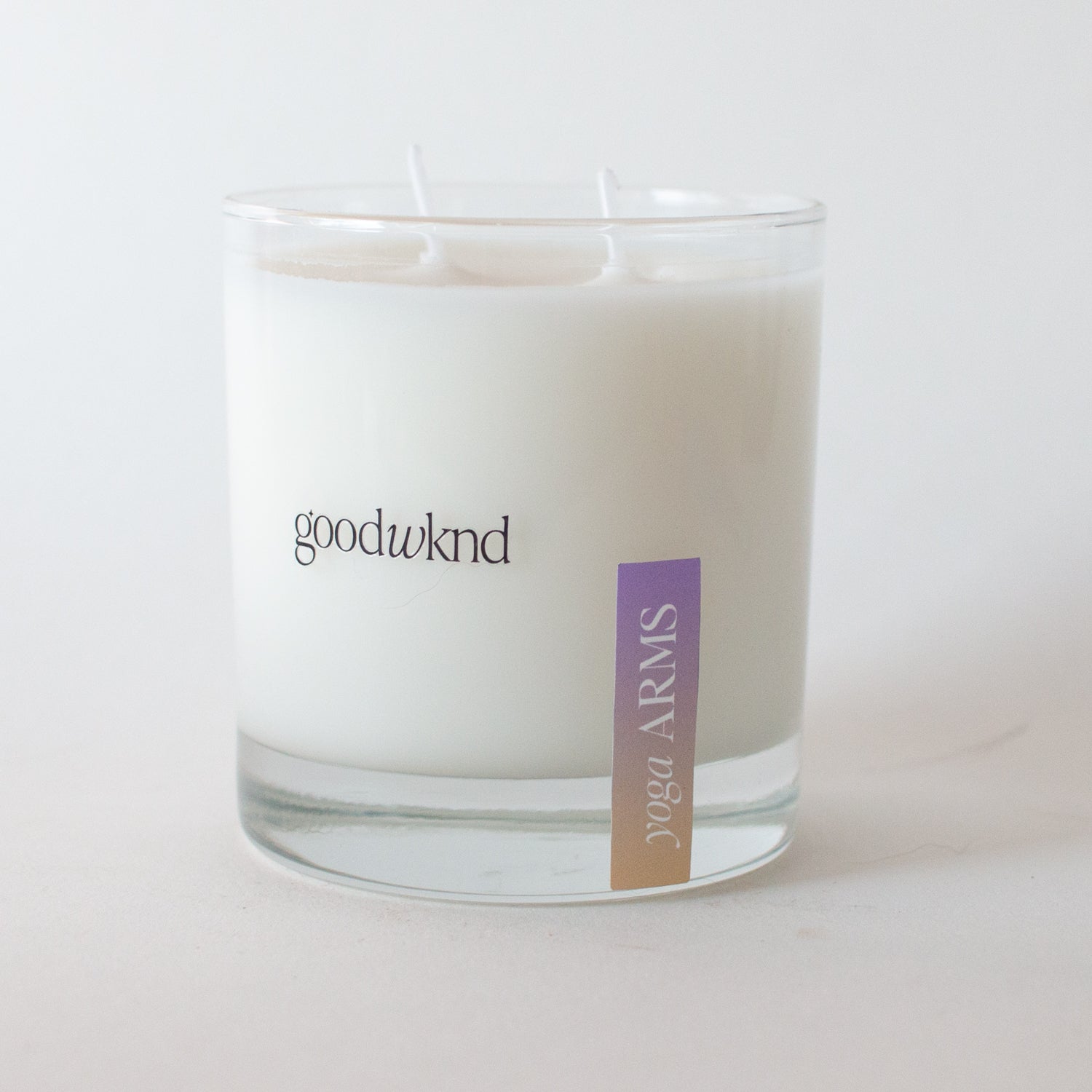 lemon and lavender scented candle