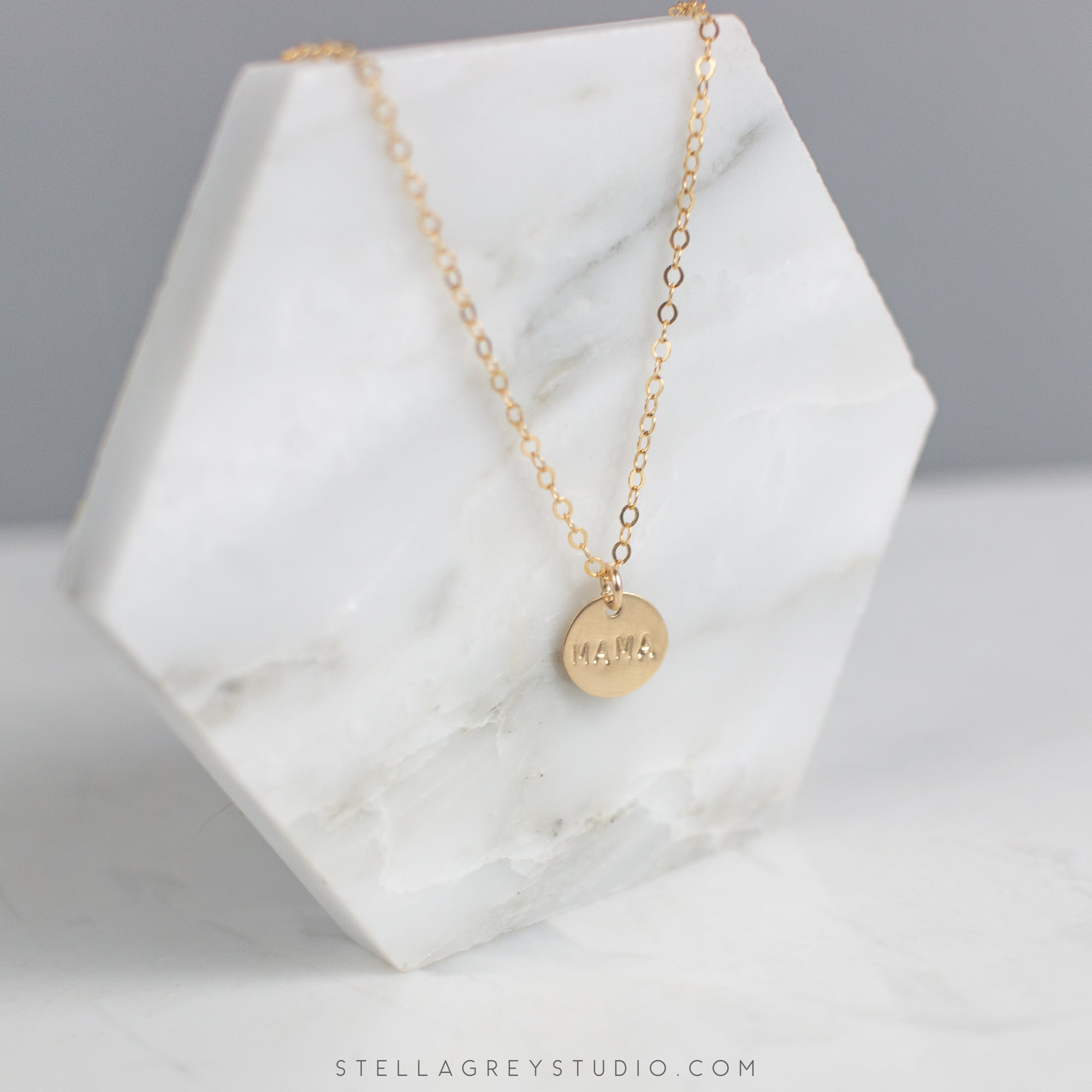 mama necklace gold
