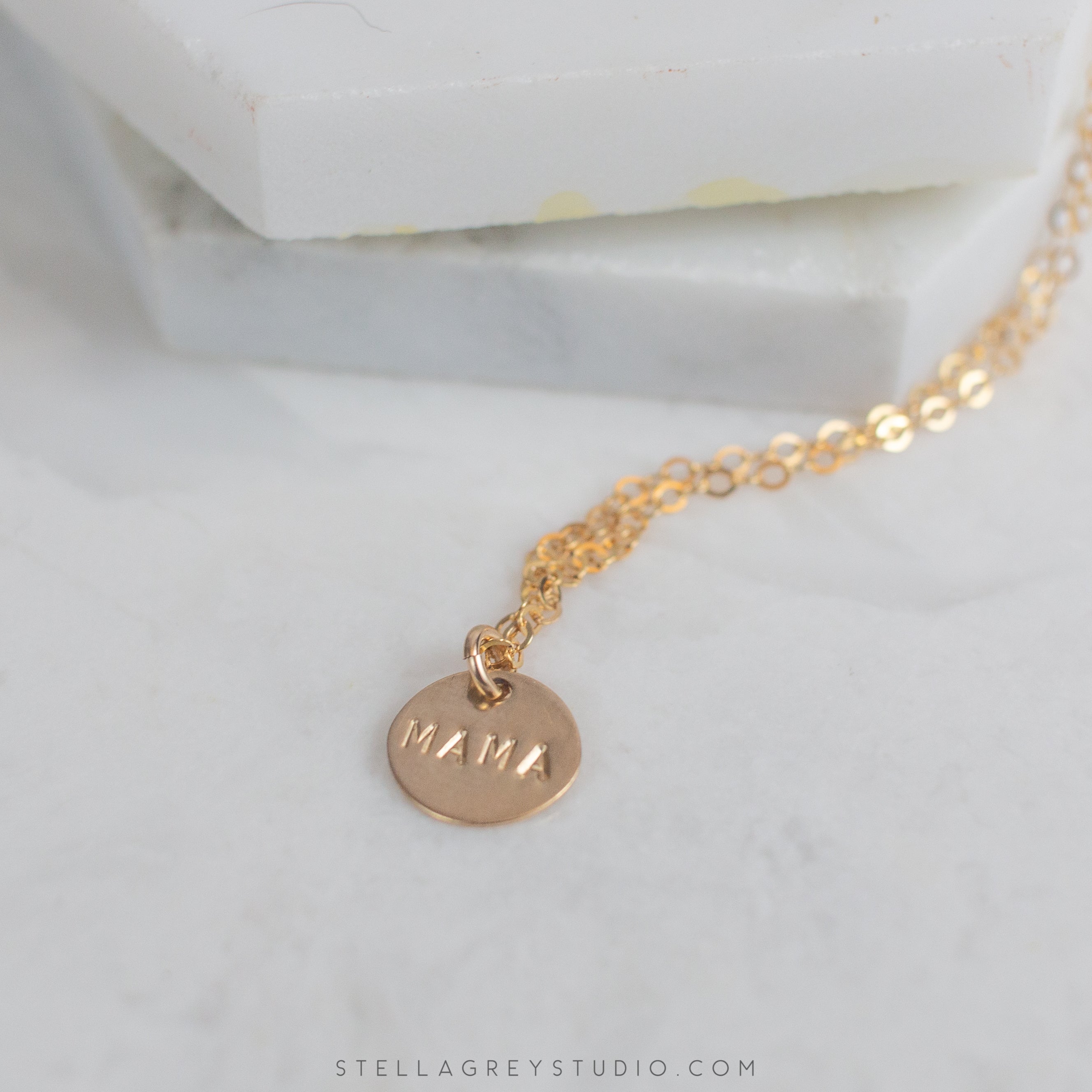 mama gold necklace