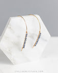 sapphire gemstone earrings