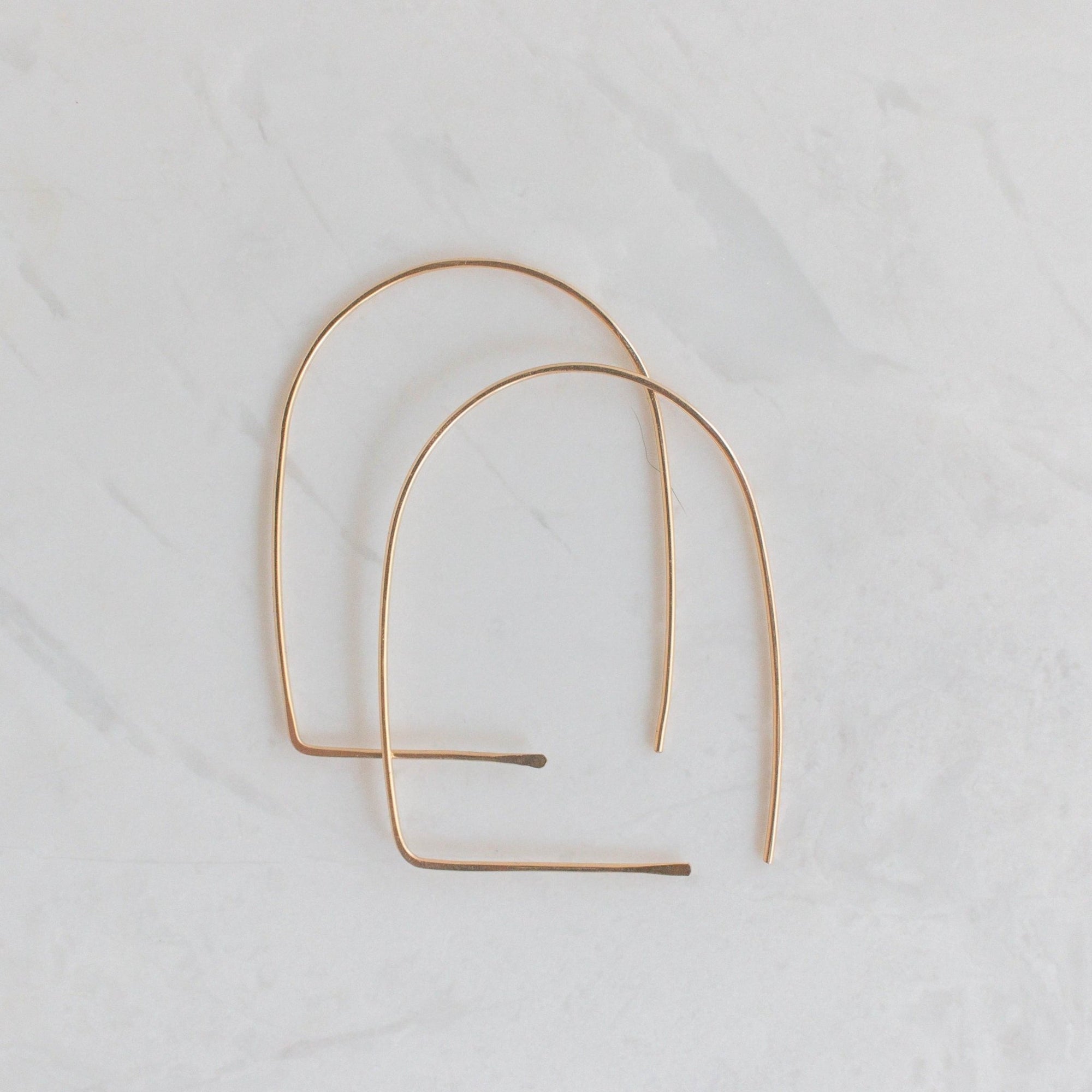 Gold Archway Earrings - Large - Good Wknd