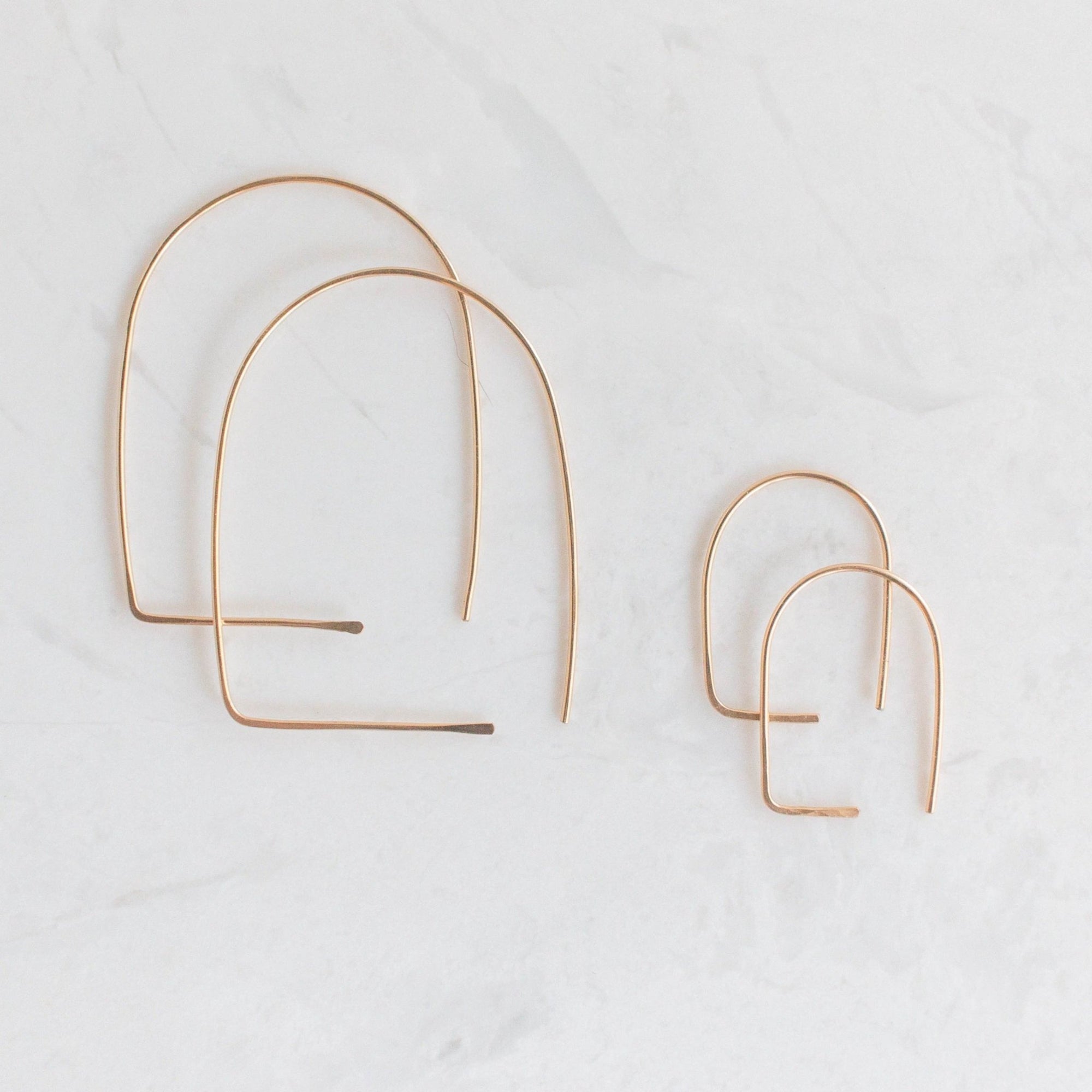 Gold Archway Earrings - Small - Good Wknd