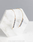 Greta Sapphire Statement Earrings - Good Wknd