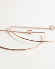 Half Moon Hoop Earrings - Good Wknd