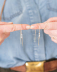 Lea Dainty Pearl Drop Earrings - Good Wknd