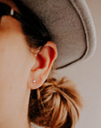 Lorena Gold Filled Tiny Cross Stud Earrings - Good Wknd