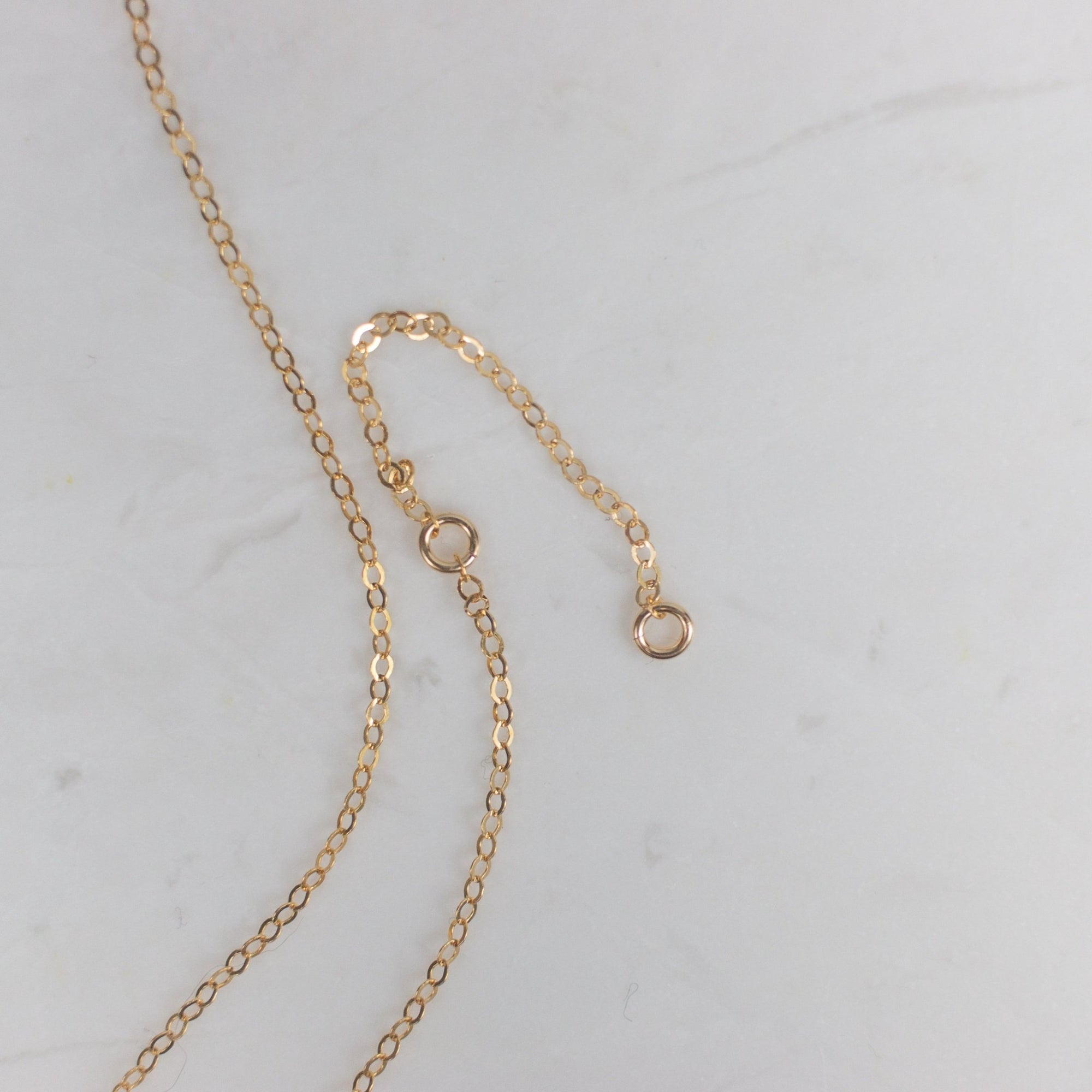 Lylou Personalized Initial Disc Necklace - 6mm - Good Wknd