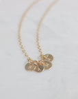 Lylou Personalized Initial Disc Necklace - 6mm - Good Wknd
