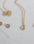 Lylou Personalized Initial Disc Necklace - 6mm - Good Wknd