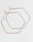 Mia Hexagon Hoops - Good Wknd