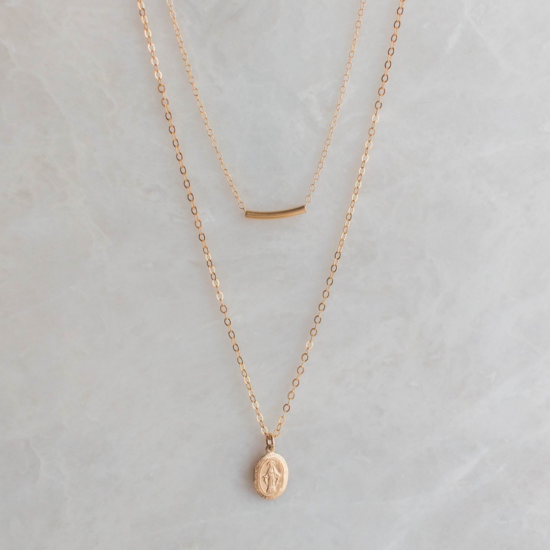 Miraculous Medal Necklace | Our Lady of Graces Necklace - Good Wknd