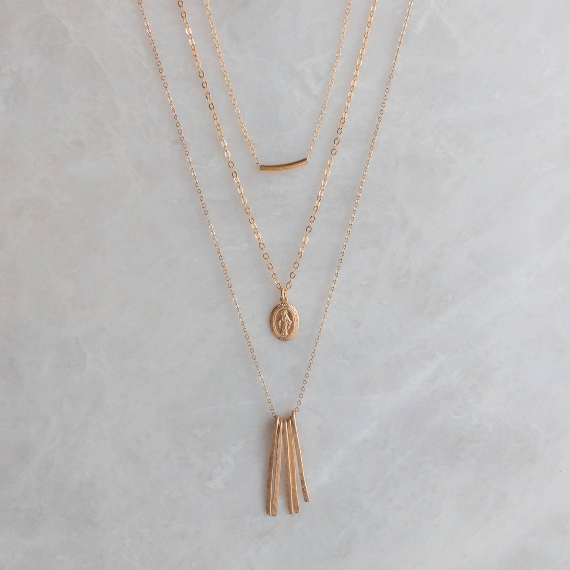 Miraculous Medal Necklace | Our Lady of Graces Necklace - Good Wknd