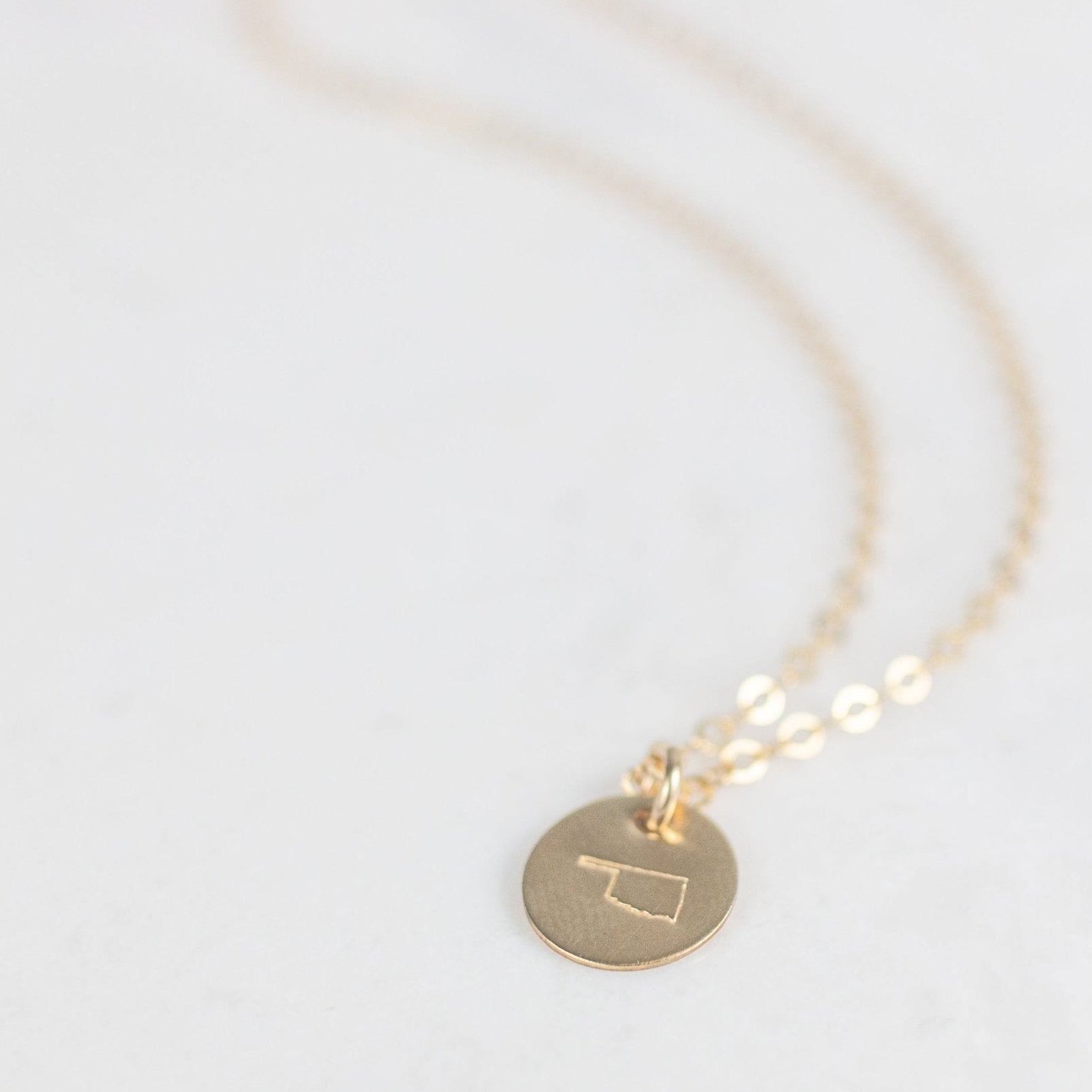 Oklahoma Disc Necklace - Good Wknd