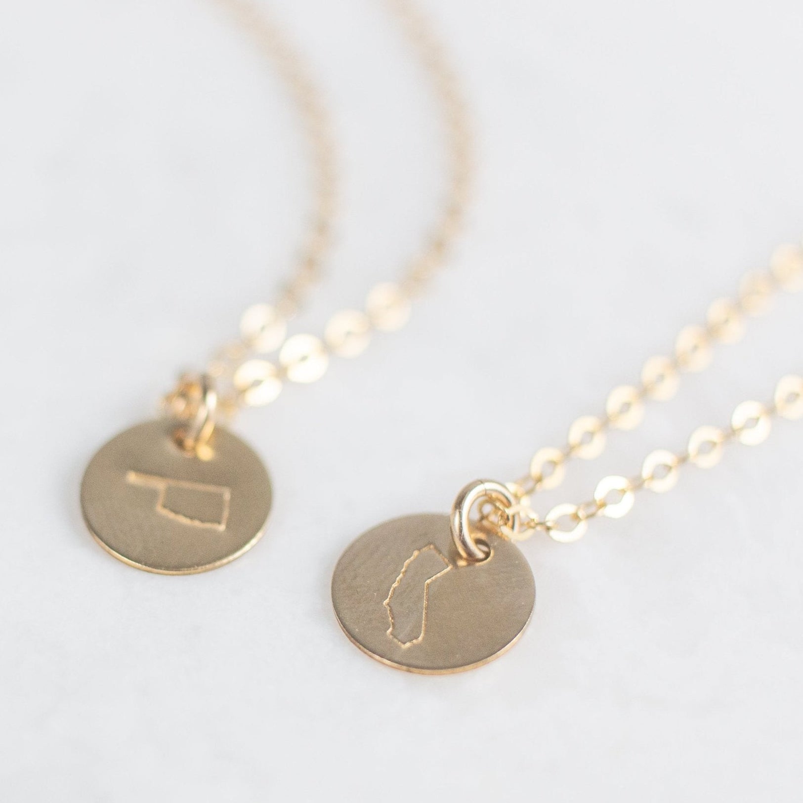 Oklahoma Disc Necklace - Good Wknd