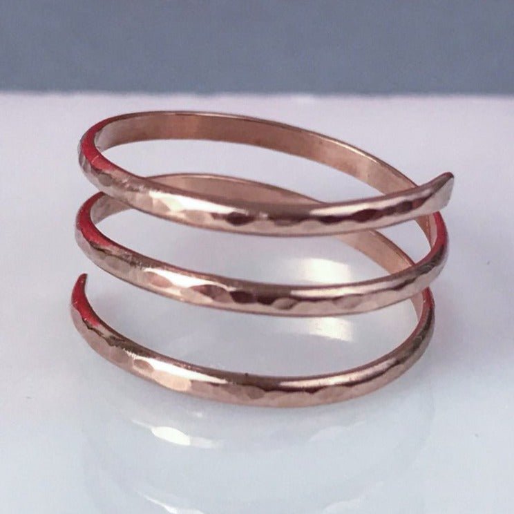 Rose Gold Filled Spiral Ring - Good Wknd