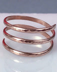 Rose Gold Filled Spiral Ring - Good Wknd