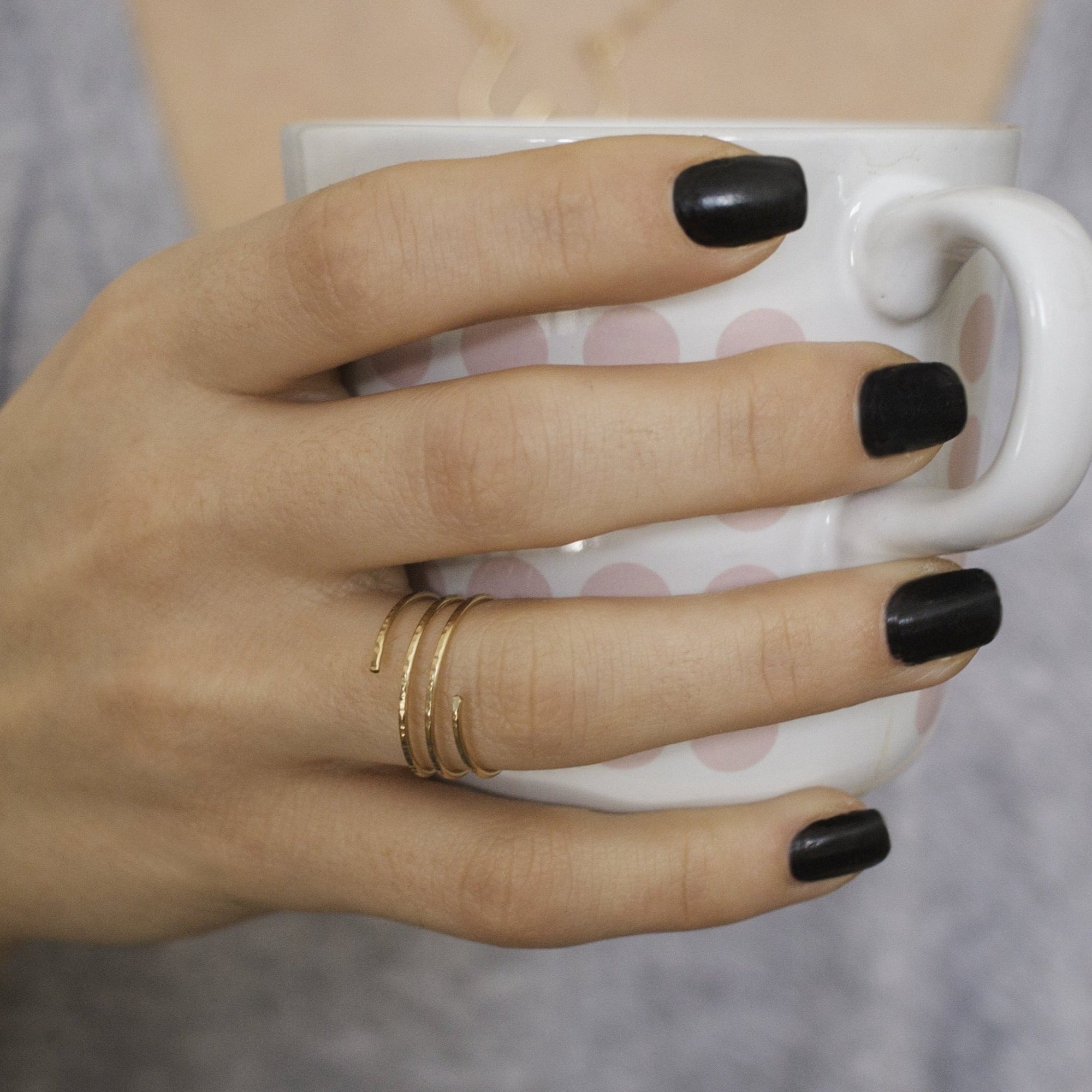 Rose Gold Filled Spiral Ring - Good Wknd