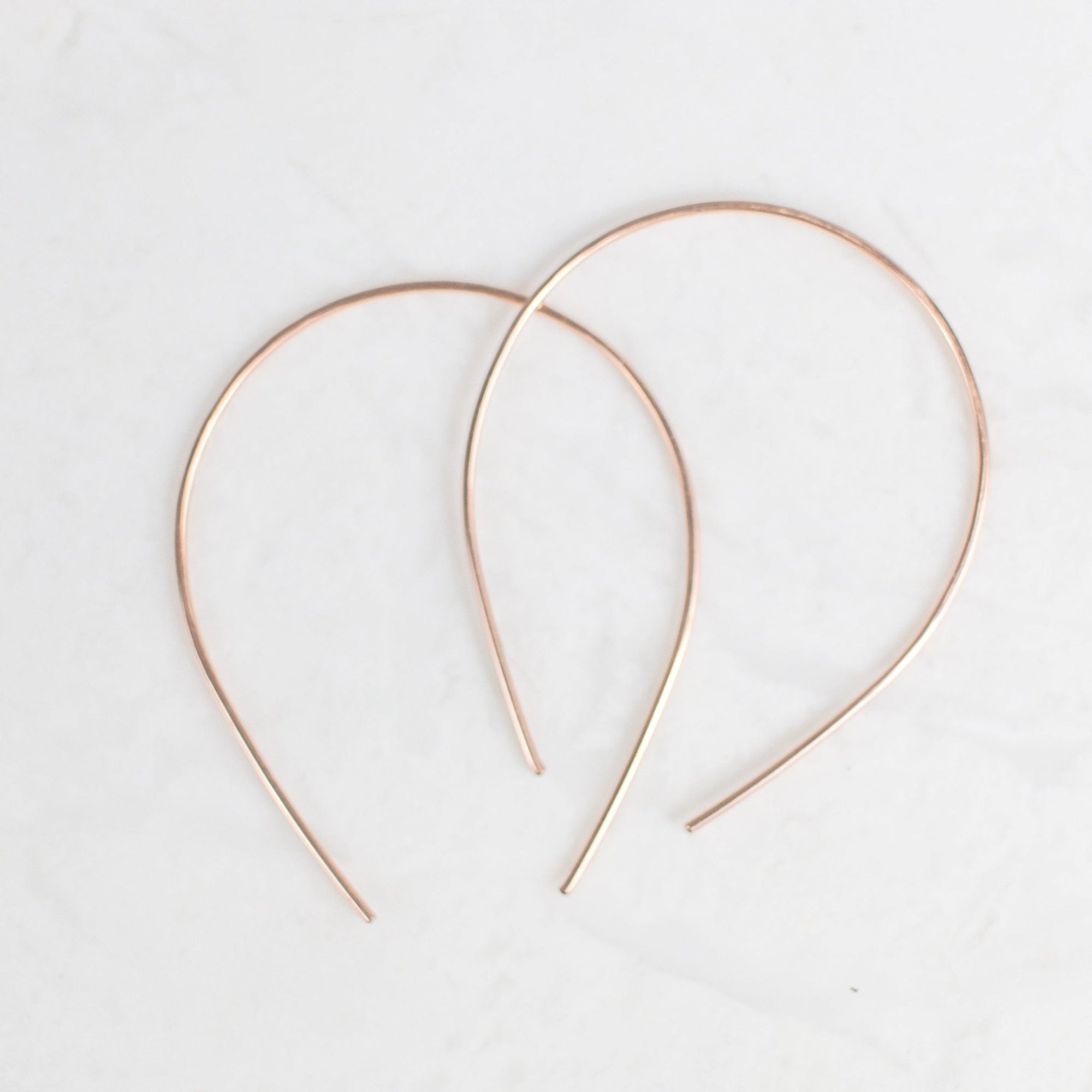 Saffron Arching Hoop Earrings - Good Wknd