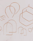 Saffron Arching Hoop Earrings - Good Wknd