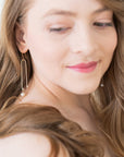 Simone Pearl Drop Earrings | Modern Pearl Jewelry - Good Wknd