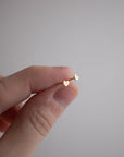 Sloane Tiny Heart Stud Earrings - Good Wknd