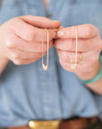Sylvie Pearl Drop Earrings | Modern Pearl Jewelry - Good Wknd