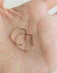 Tiny Minimal Hoop Earrings - Good Wknd