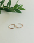 Tiny Minimal Hoop Earrings - Good Wknd